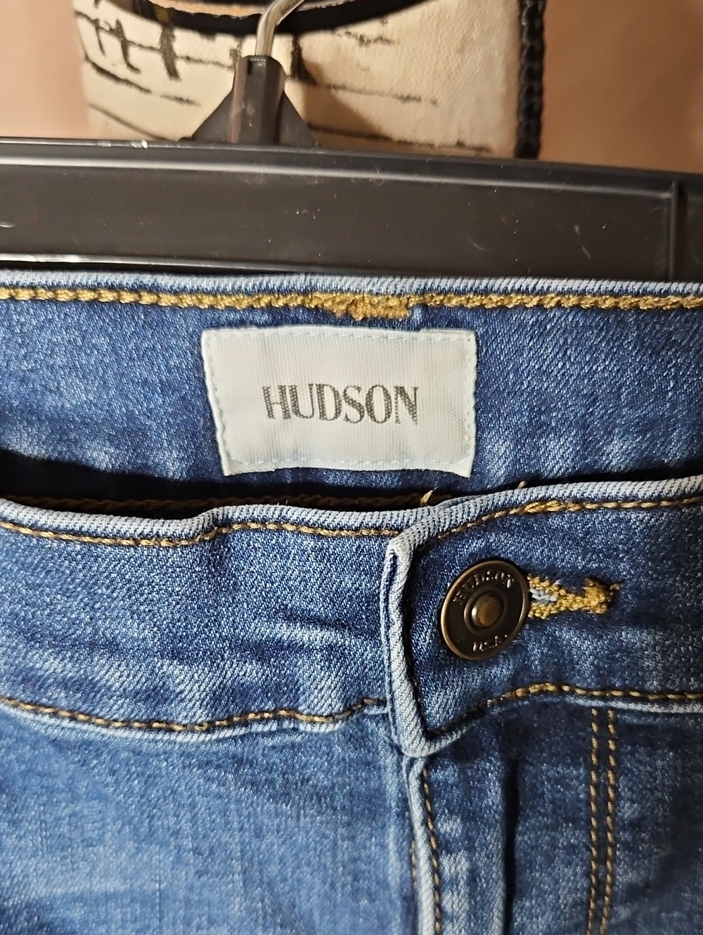Hudson Jeans Natalie Dianna Wash Slim FIt Raw Hem Cropped/Cuffed Jeans Size 29 - Picture 4 of 9